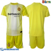 Fotballdrakt Barn Inter Milan Keeper Bortedraktsett 2025-26 Kortermet (+ Korte bukser)